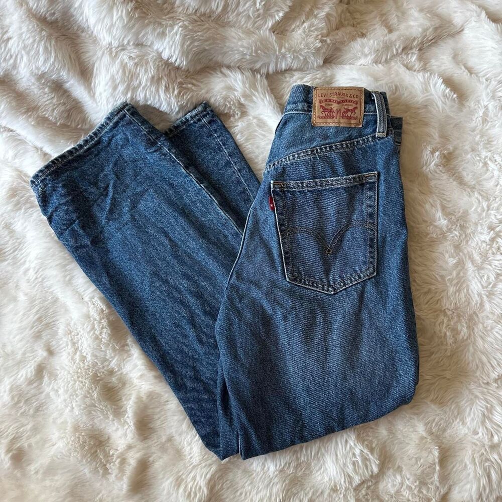 Levi's Ribcage Straight Ankle Women's Blue Jeans